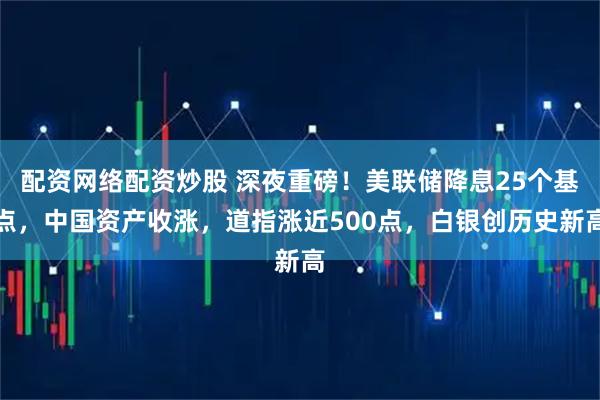 配资网络配资炒股 深夜重磅!美联储降息25个基点,中国资产收涨,道指涨近500点,白银创历史新高